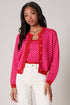 I Want Candy Button Front Chevron Cardigan